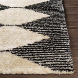 Aberchirder Ivory&Black Diamond Plush Rug - Clearance - Ornate Home
