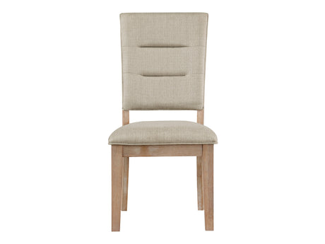 Aberdeen Light Oak/Beige Side Chair (Set of 2) - Ornate Home