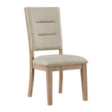 Aberdeen Light Oak/Beige Side Chair (Set of 2) - Ornate Home