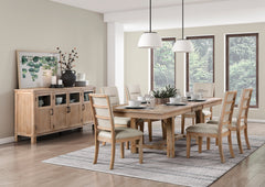 Aberdeen Light Oak/Beige Side Chair (Set of 2) - Ornate Home