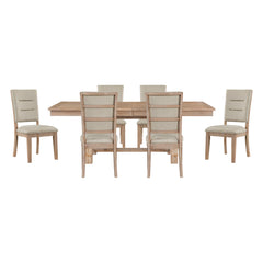 Aberdeen Tan 7pc Dining Set - Ornate Home