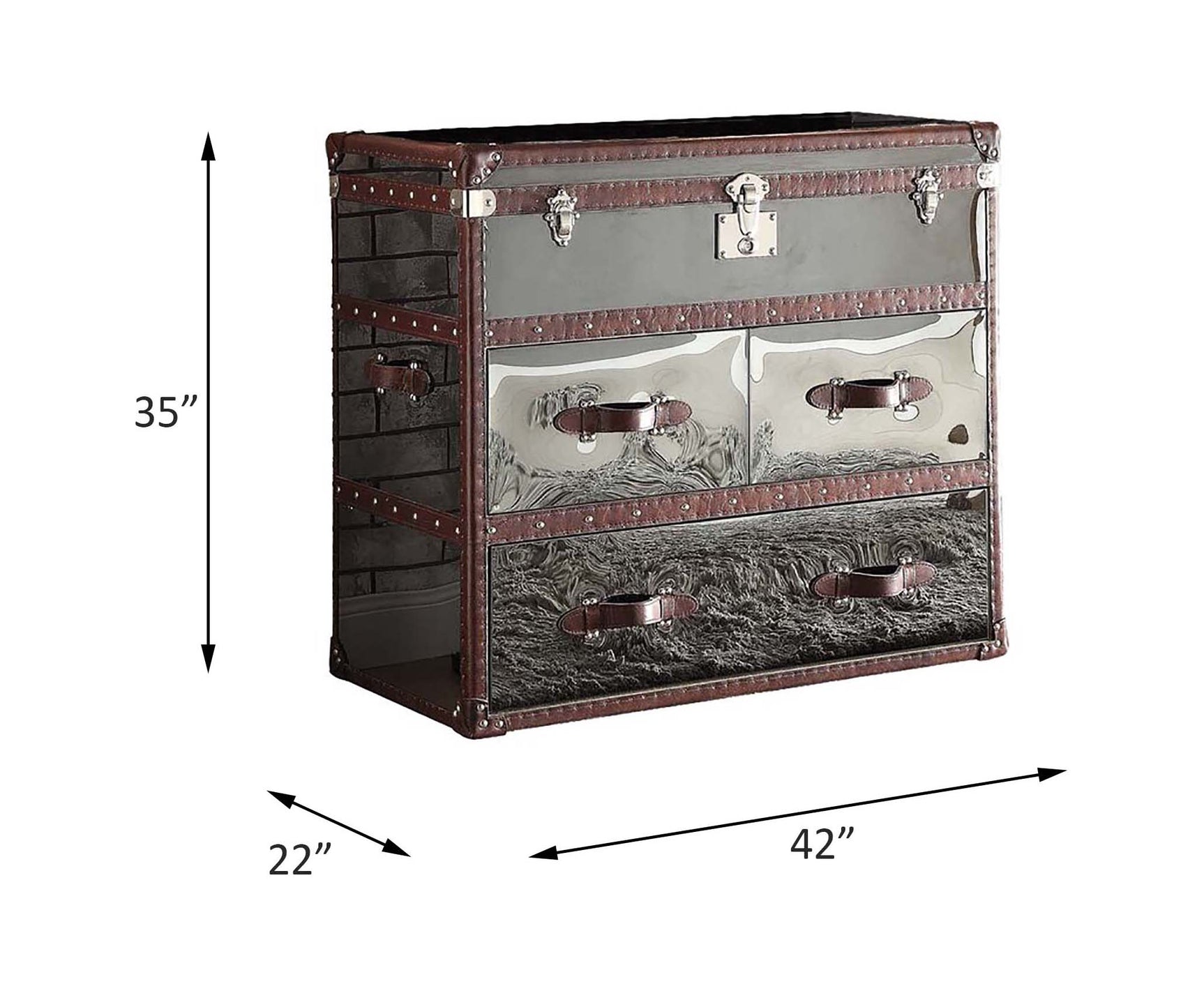 Aberdeen Vintage Dark Brown Sofa Table - Ornate Home