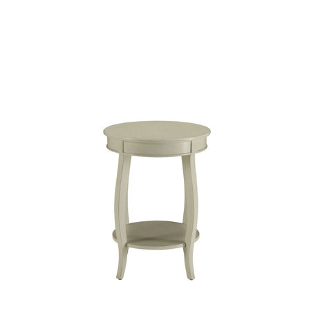 Aberta Antique White Accent Table - Ornate Home