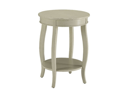 Aberta Antique White Accent Table - Ornate Home