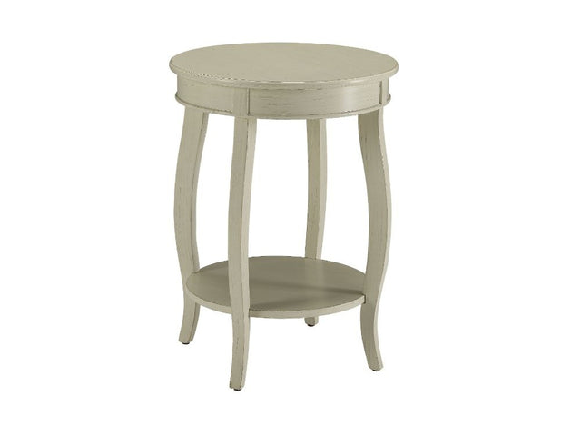 Aberta Antique White Accent Table - Ornate Home