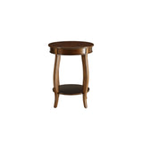 Aberta Walnut Accent Table - Ornate Home