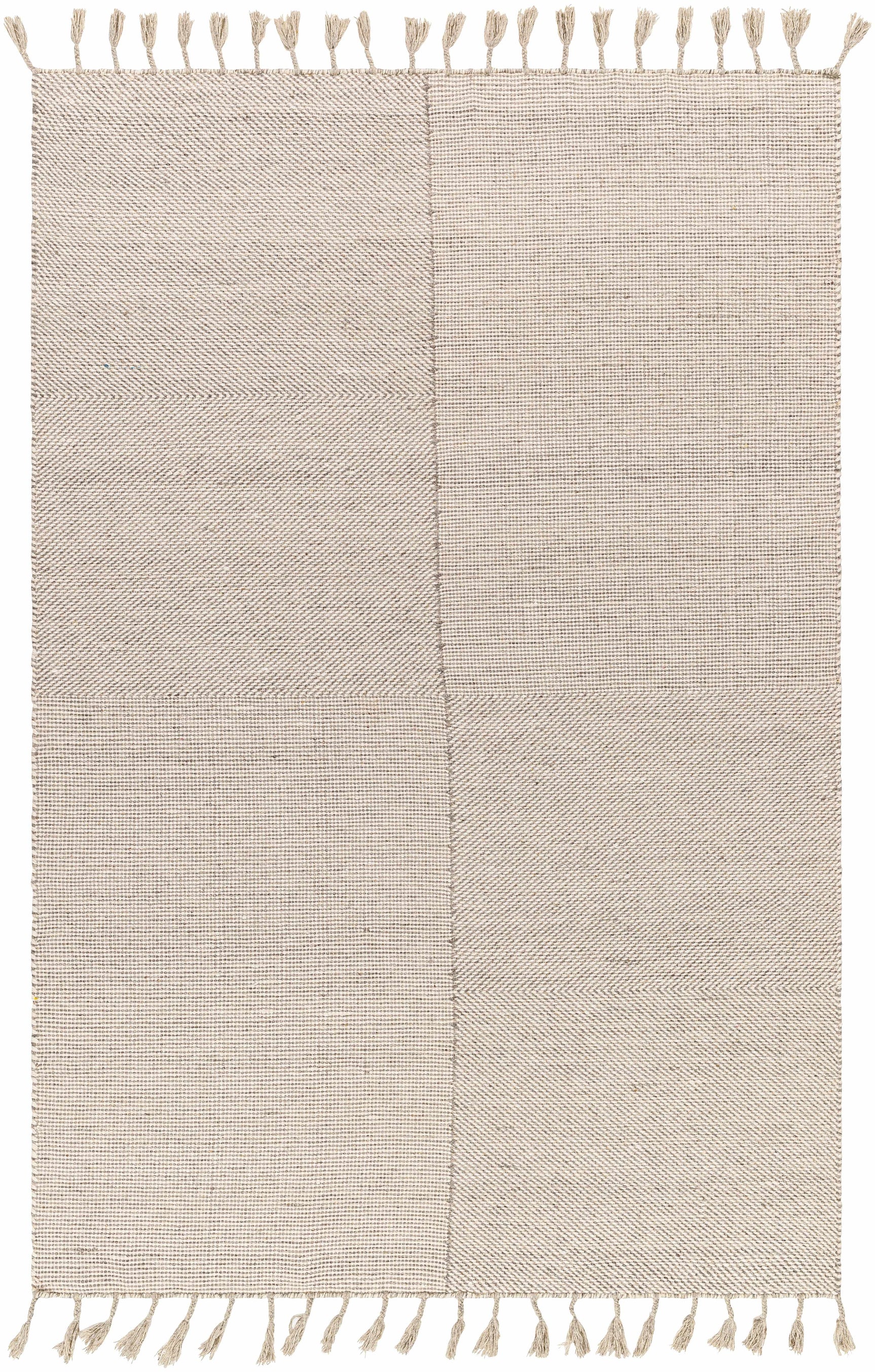 Abhay Beige Wool Area Rug - Clearance - Ornate Home
