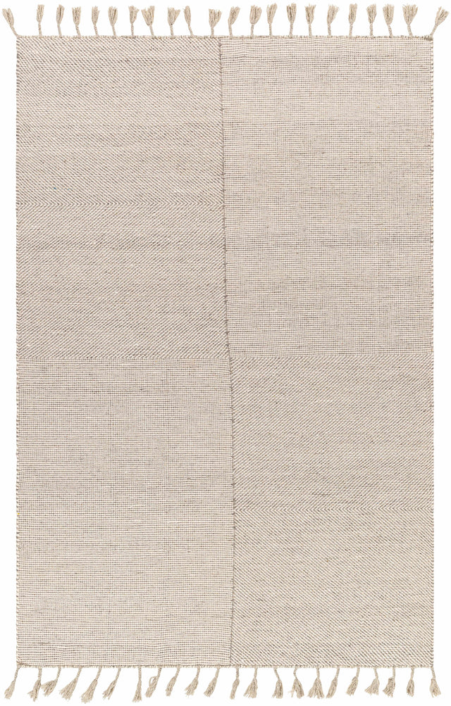 Abhay Beige Wool Area Rug - Clearance - Ornate Home