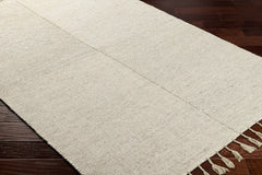 Abhay Beige Wool Area Rug - Clearance - Ornate Home