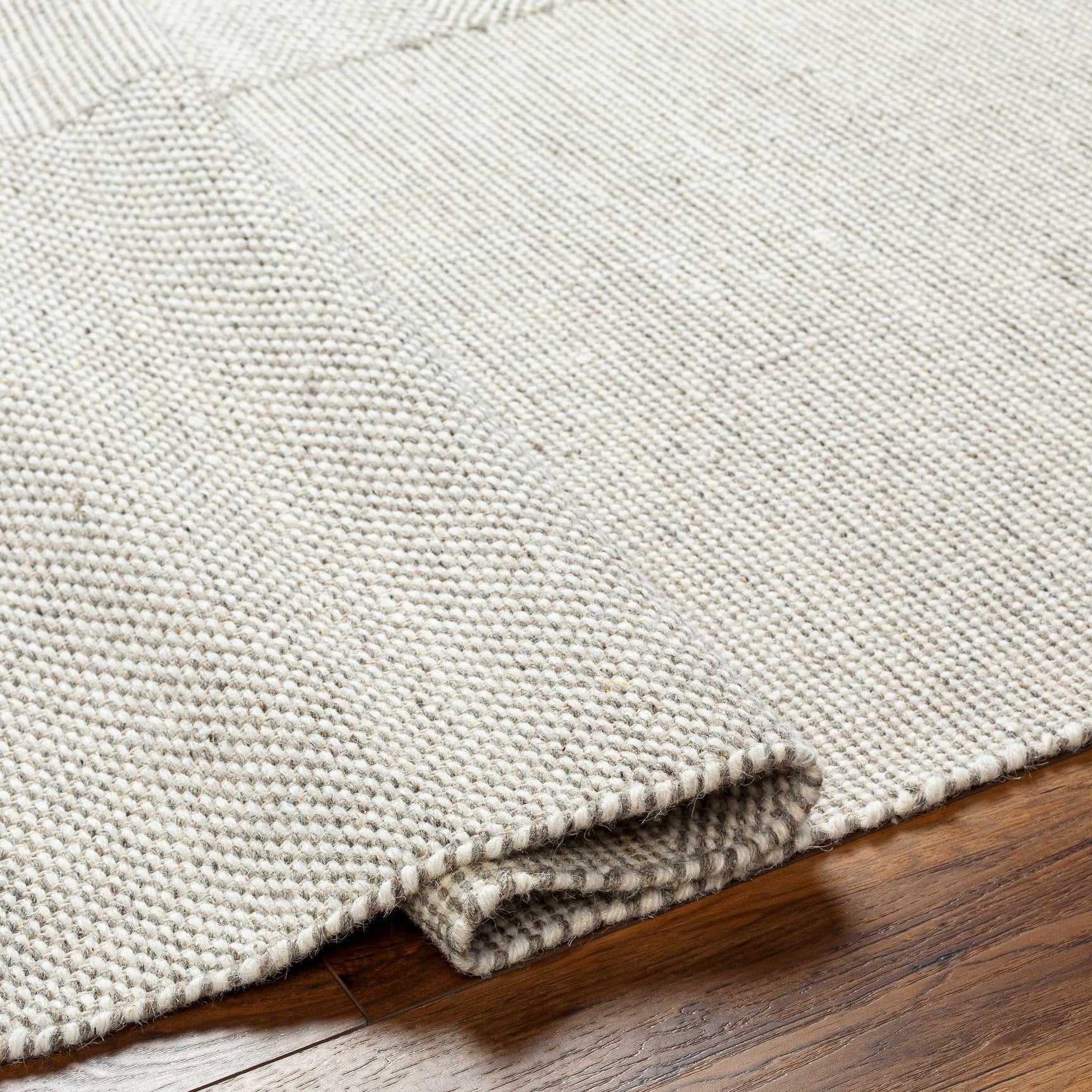Abhay Beige Wool Area Rug - Clearance - Ornate Home