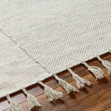 Abhay Beige Wool Area Rug - Clearance - Ornate Home