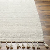 Abhay Beige Wool Area Rug - Clearance - Ornate Home