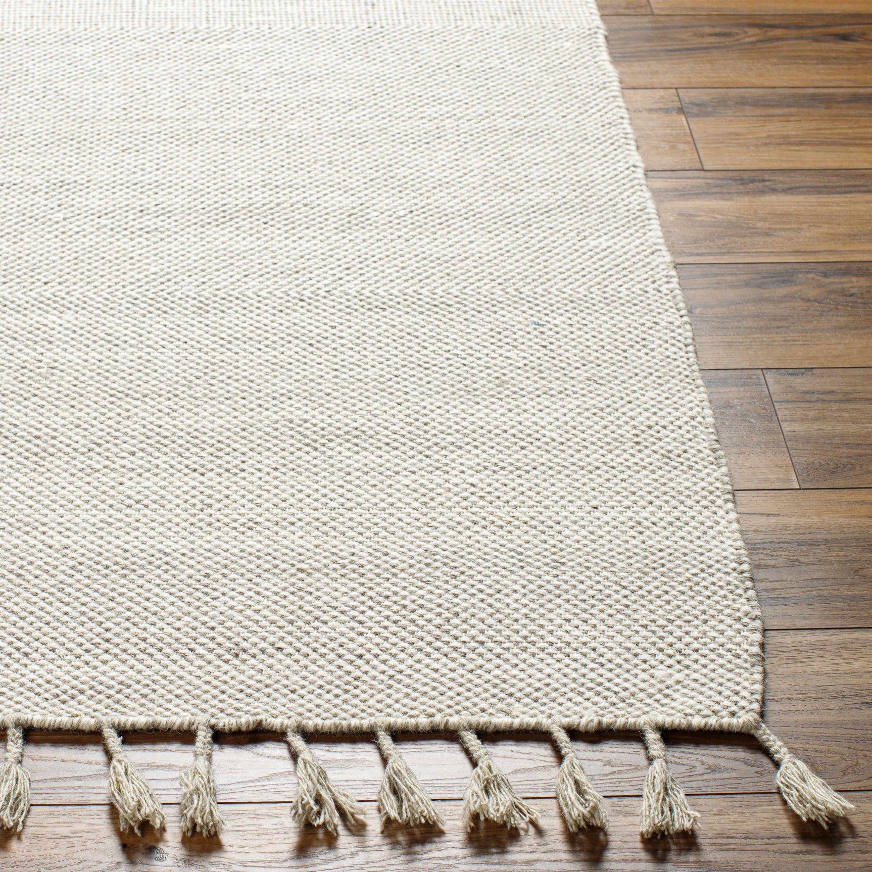 Abhay Beige Wool Area Rug - Clearance - Ornate Home