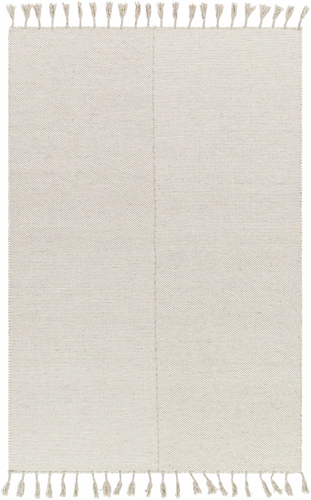 Abhay Cream Wool Area Rug - Clearance - Ornate Home