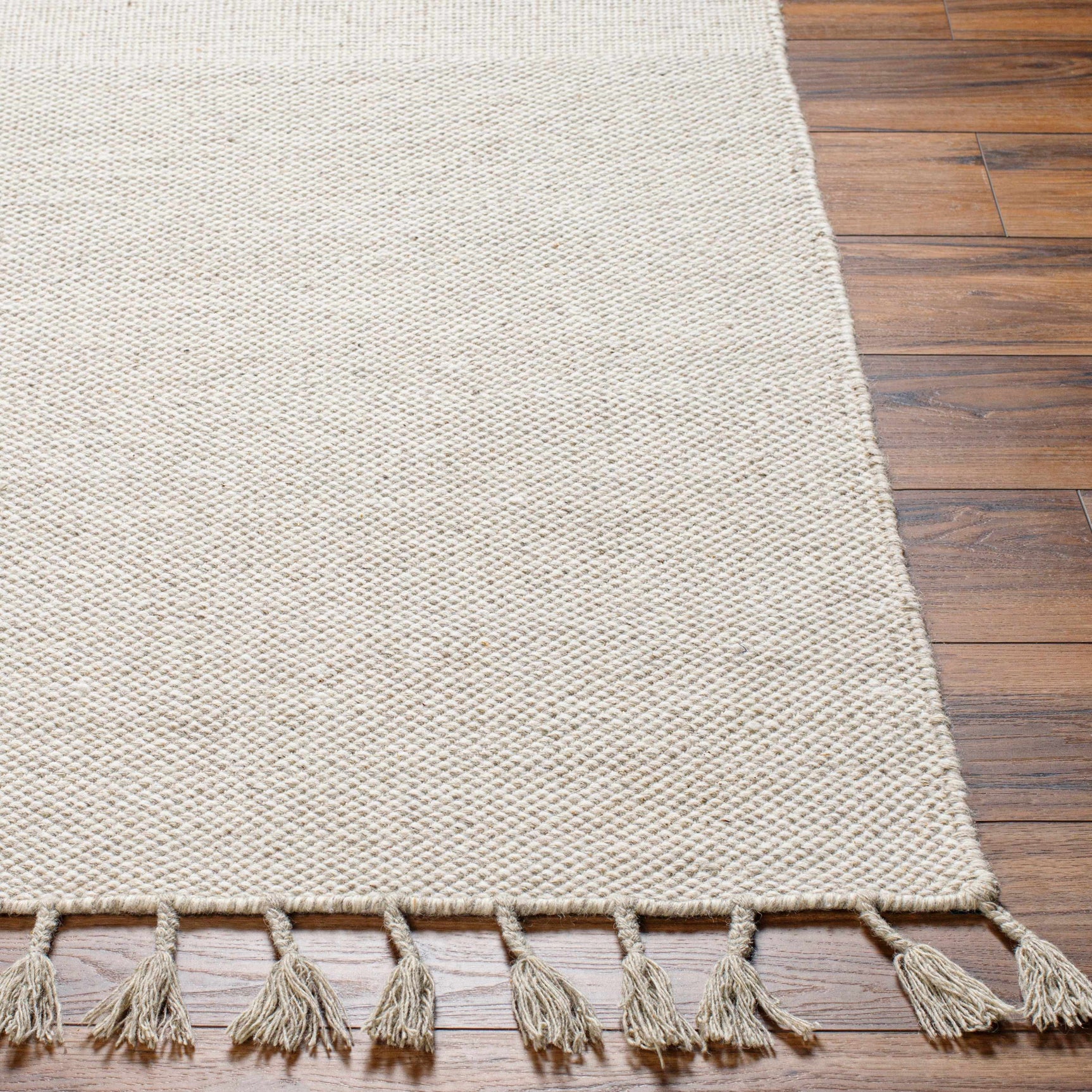 Abhay Cream Wool Area Rug - Clearance - Ornate Home