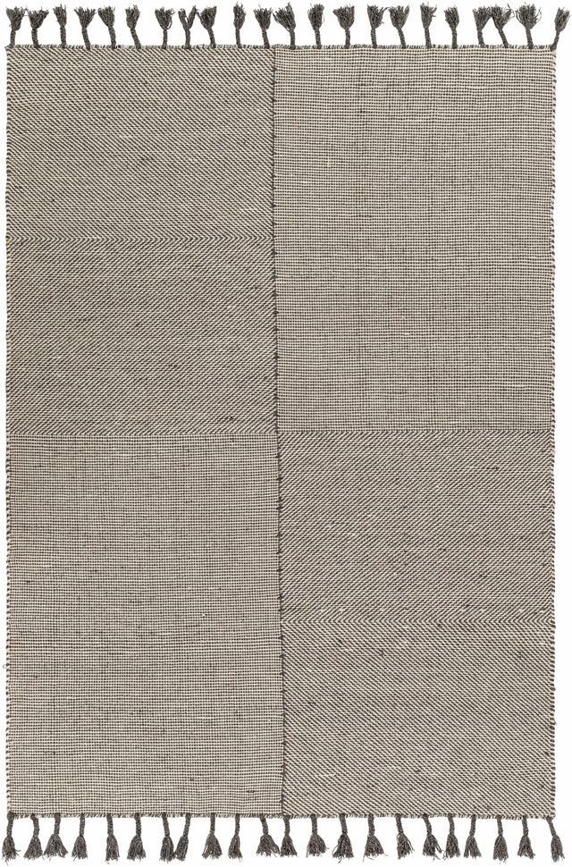 Abhay Gray Wool Area Rug - Clearance - Ornate Home