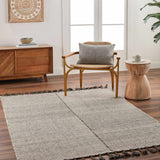 Abhay Gray Wool Area Rug - Clearance - Ornate Home