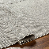 Abhay Gray Wool Area Rug - Clearance - Ornate Home