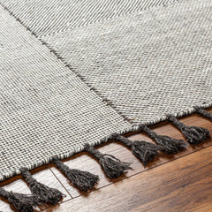 Abhay Gray Wool Area Rug - Clearance - Ornate Home
