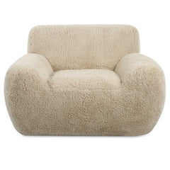 Abide Brown Sheepskin Accent Chair - Ornate Home