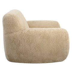 Abide Brown Sheepskin Accent Chair - Ornate Home