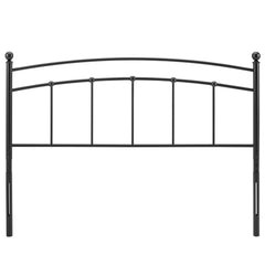 Abigail Black Metal Full Headboard - Ornate Home