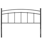 Abigail Black Metal King Headboard - Ornate Home