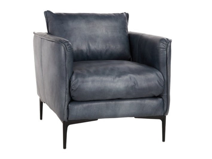 Abigail Blue Club Chair - Ornate Home