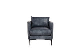 Abigail Blue Club Chair - Ornate Home