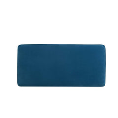 Abigail Double Ottoman Bench in Blue - Ornate Home