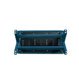 Abigail Double Ottoman Bench in Blue - Ornate Home