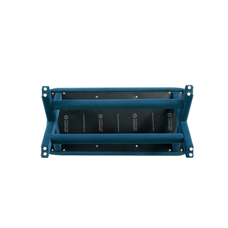 Abigail Double Ottoman Bench in Blue - Ornate Home