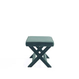 Abigail Double Ottoman Bench in Green - Ornate Home