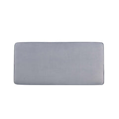 Abigail Double Ottoman Bench in Grey - Ornate Home