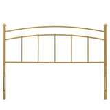 Abigail Gold Metal King Headboard - Ornate Home