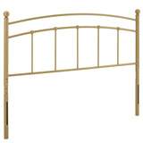 Abigail Gold Metal King Headboard - Ornate Home