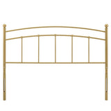 Abigail Gold Metal Twin Headboard - Ornate Home