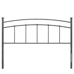 Abigail Gray Metal King Headboard - Ornate Home