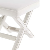 Abigail Single Ottoman Bench in Cream - Ornate Home