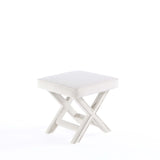 Abigail Single Ottoman Bench in Cream - Ornate Home