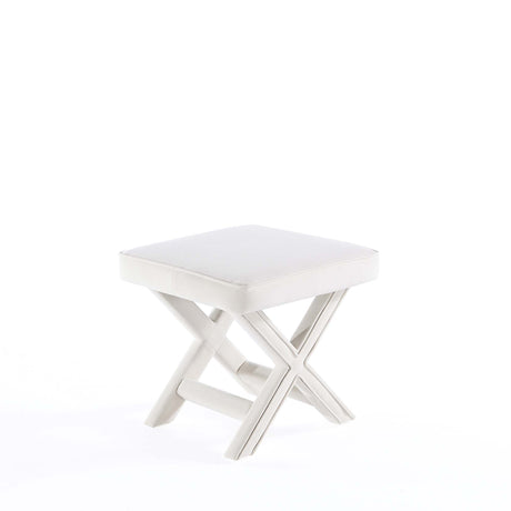 Abigail Single Ottoman Bench in Cream - Ornate Home