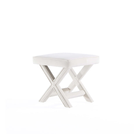 Abigail Single Ottoman Bench in Cream - Ornate Home