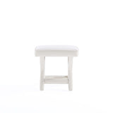 Abigail Single Ottoman Bench in Cream - Ornate Home