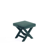 Abigail Single Ottoman Bench in Green - Ornate Home
