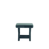 Abigail Single Ottoman Bench in Green - Ornate Home