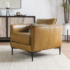Abigail Tan Club Chair - Ornate Home