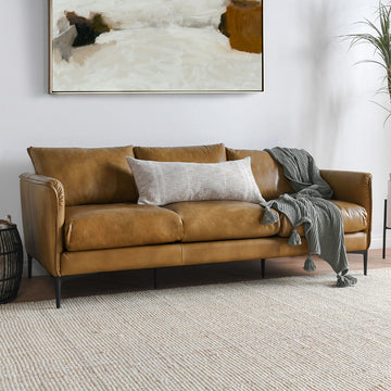 Abigail Tan Sofa - Ornate Home