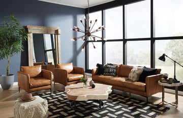 Abigail Tan Sofa - Ornate Home