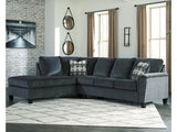 Abinger Smoke 2-Piece Sectional with Chaise (Online Special Price) - Ornate Home