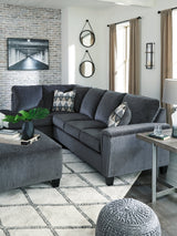 Abinger Smoke 2-Piece Sectional with Chaise (Online Special Price) - Ornate Home